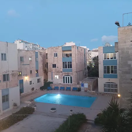 Beautiful Flat With Swimming-Pool & Seaview Apartment St. Paul's Bay Exterior photo